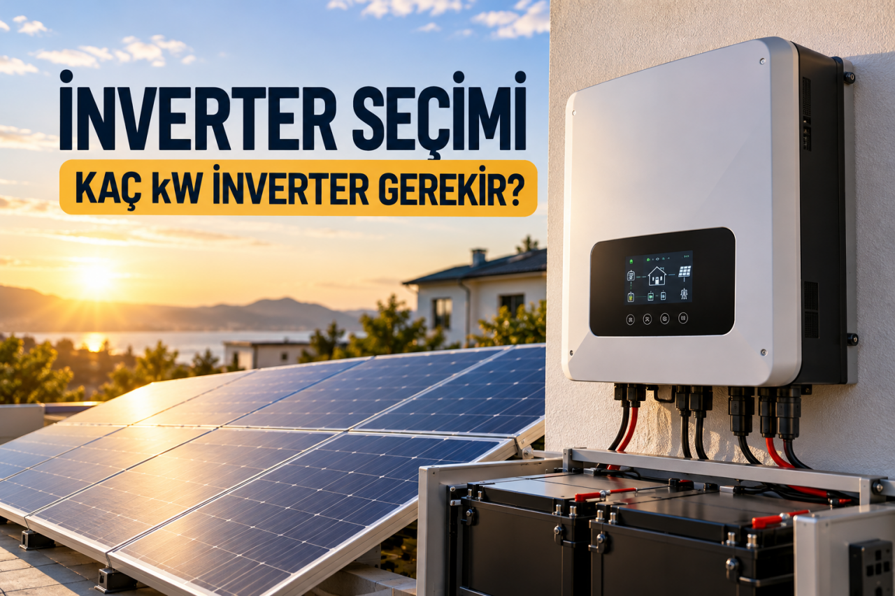 Güneş Enerjisi İnverteri Nedir? Kaç kW İnverter Seçilmeli?