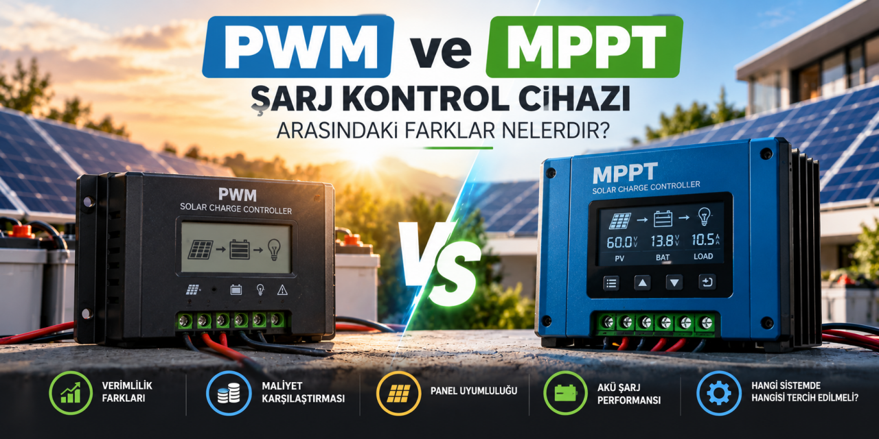 PWM ve MPPT Şarj Kontrol Cihazı Arasındaki Farklar Nelerdir?