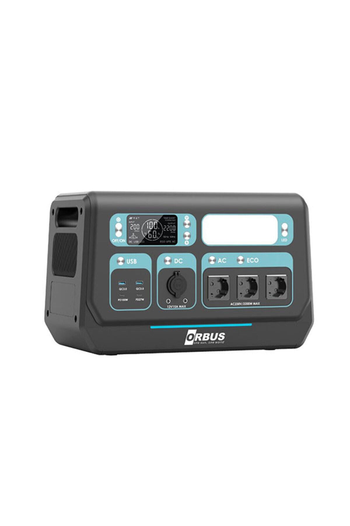 Orbus 2400W Taşınabilir Güç Kaynağı – Power Station
