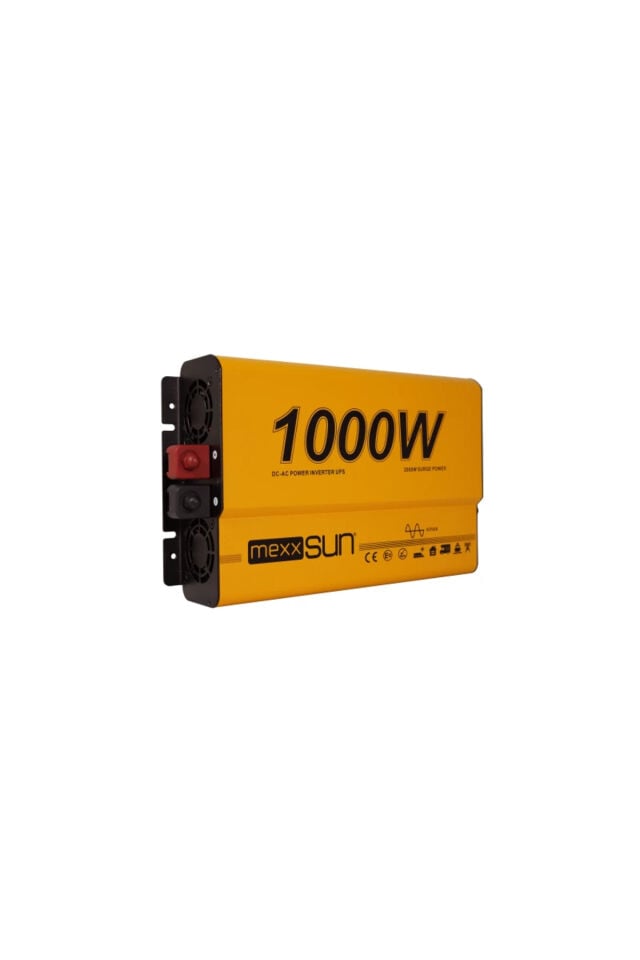 Mexxsun Tam Sinüs UPS (Remote Ekran) 12V 1000W İnverter