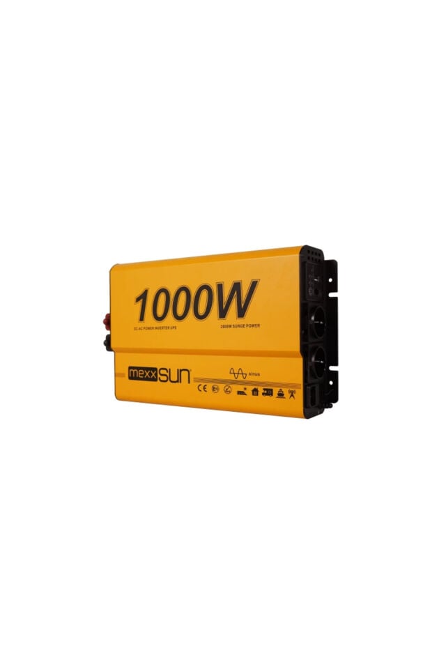 Mexxsun Tam Sinüs UPS (Remote Ekran) 12V 1000W İnverter