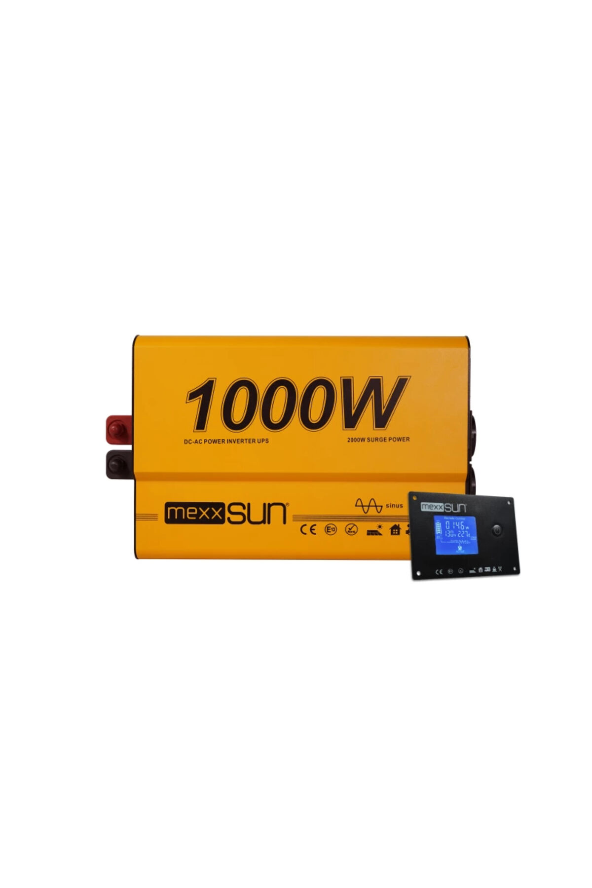 Mexxsun Tam Sinüs UPS (Remote Ekran) 12V 1000W İnverter