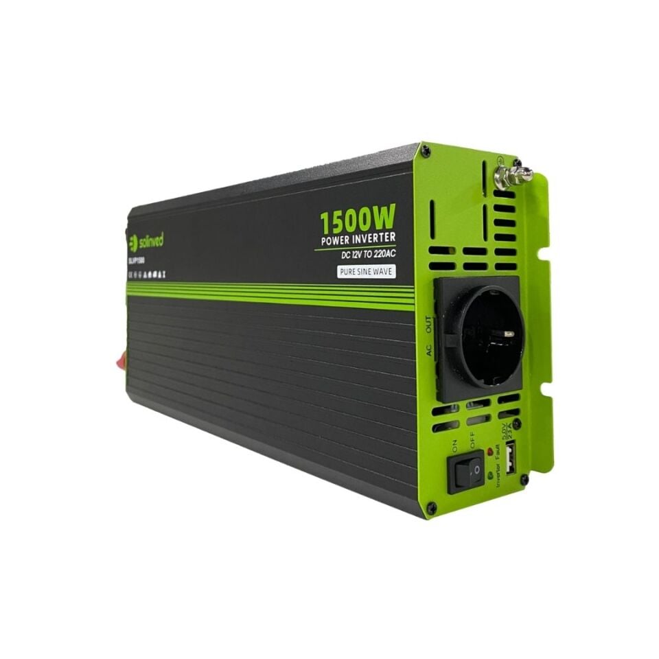 Solinved SLV Serisi 1500W Tam Sinüs İnverter 12V