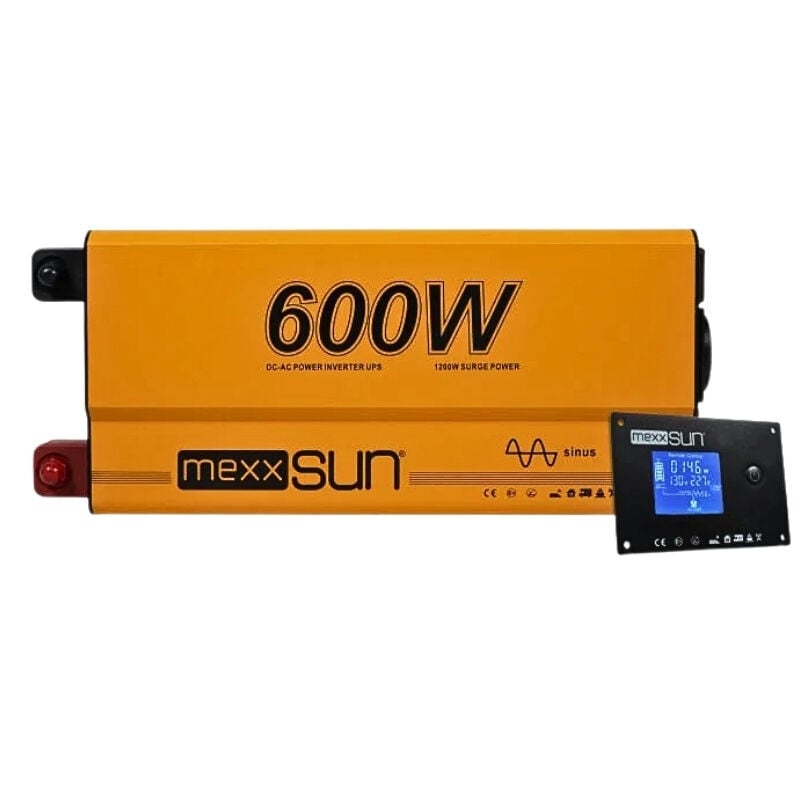Mexxsun Tam Sinüs UPS (Remote Ekran) 12V 600W