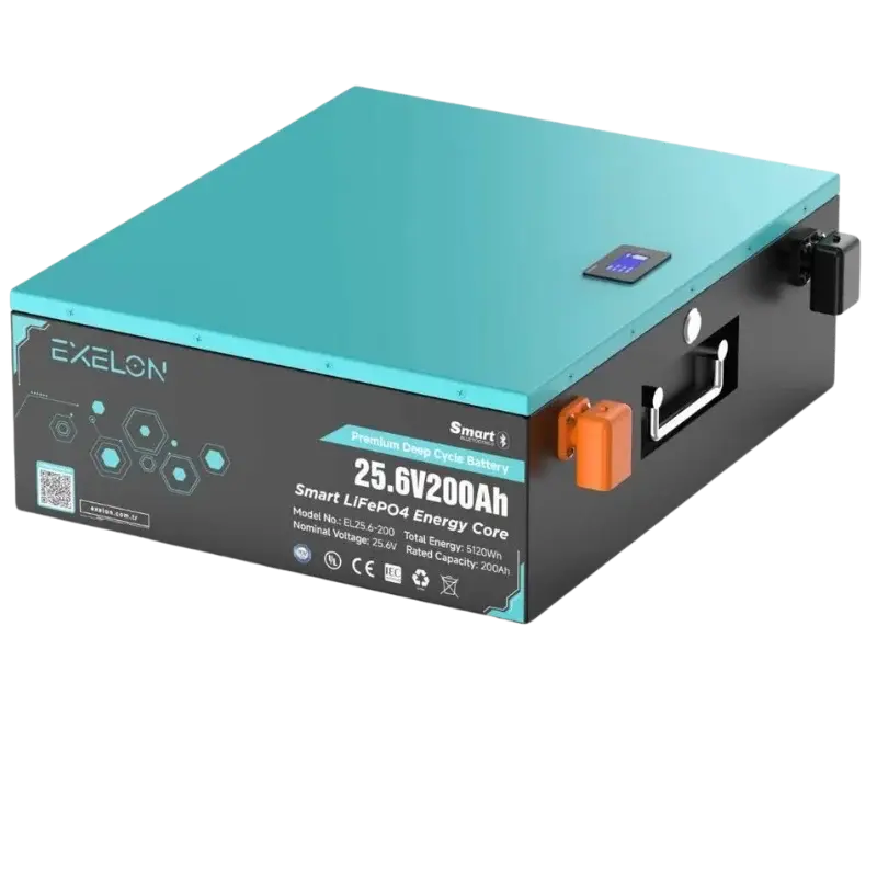 Exelon 25.6 V 200 Ah Lityum Akü Bluetooth Özellikli