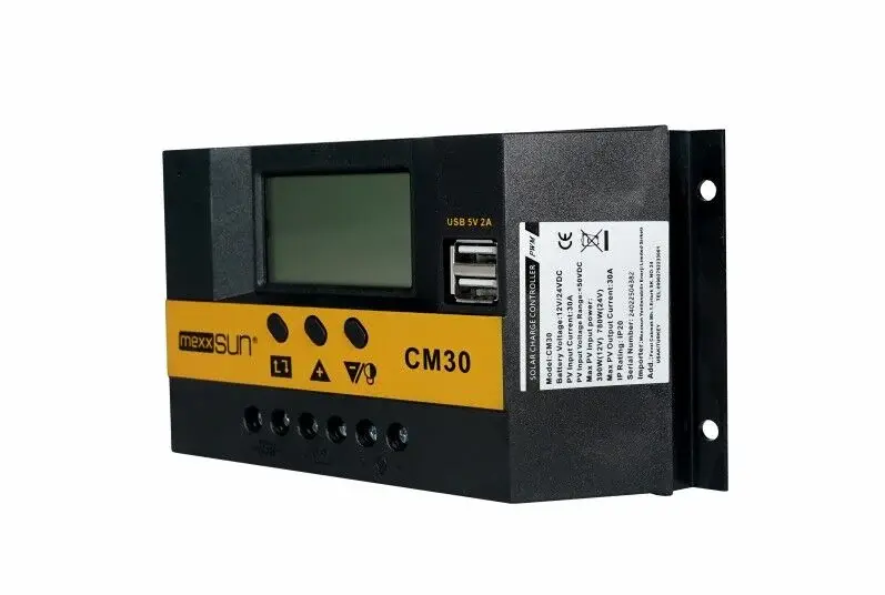 Mexxsun 30A Pwm Şarj Regülatörü 12/24V