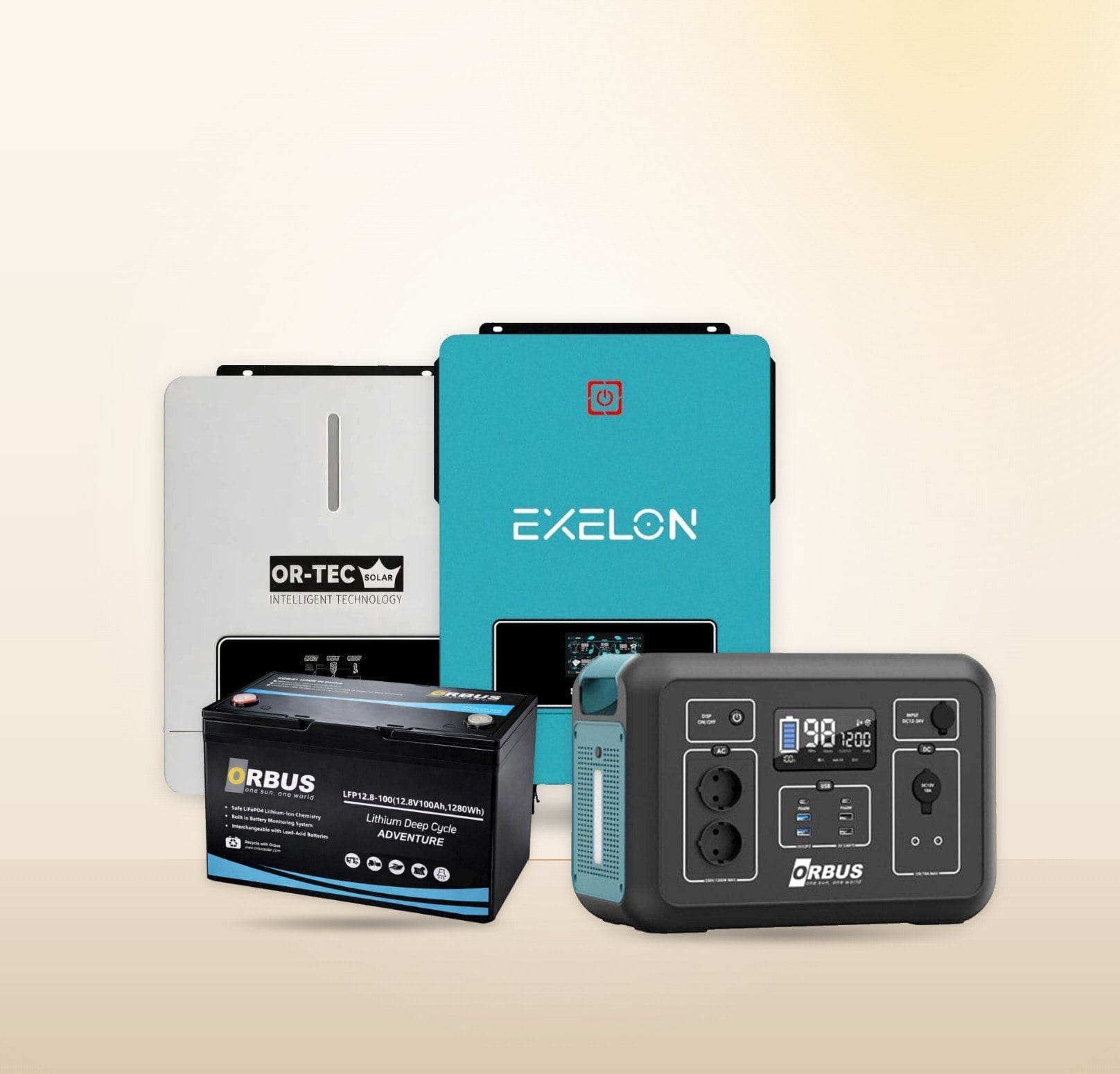 Akıllı inverter, lityum akü ve taşınabilir güç istasyonu